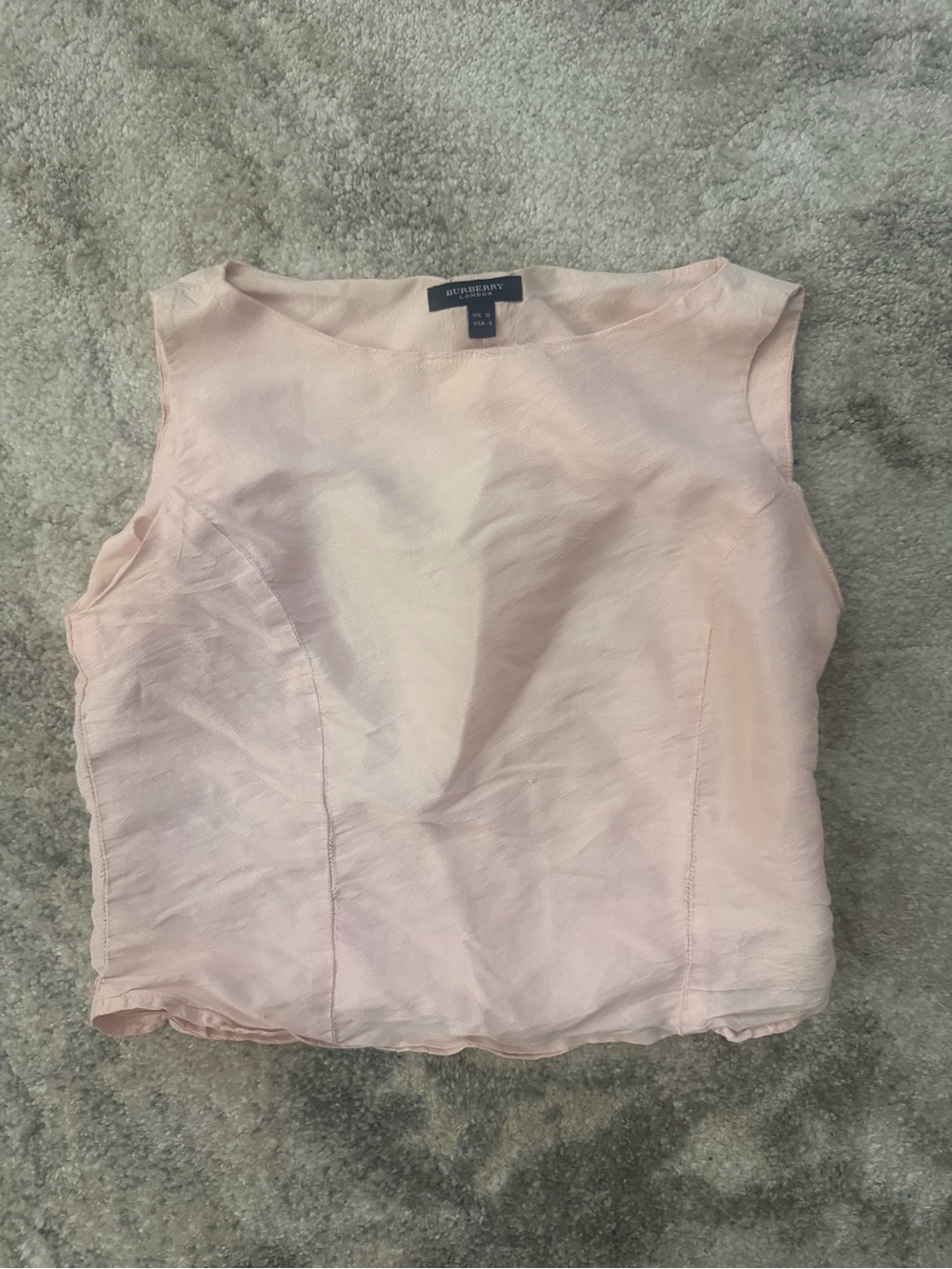Burberry Pink Sleeveless Top